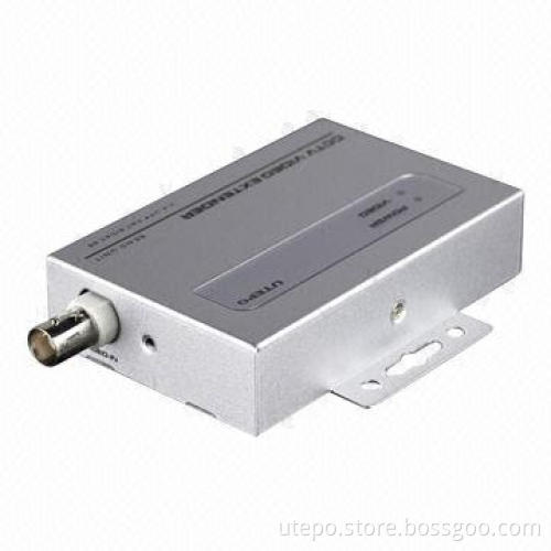 Single Channel Active UTP Video Balun for CCTV Transmission with Aluminum Housing
